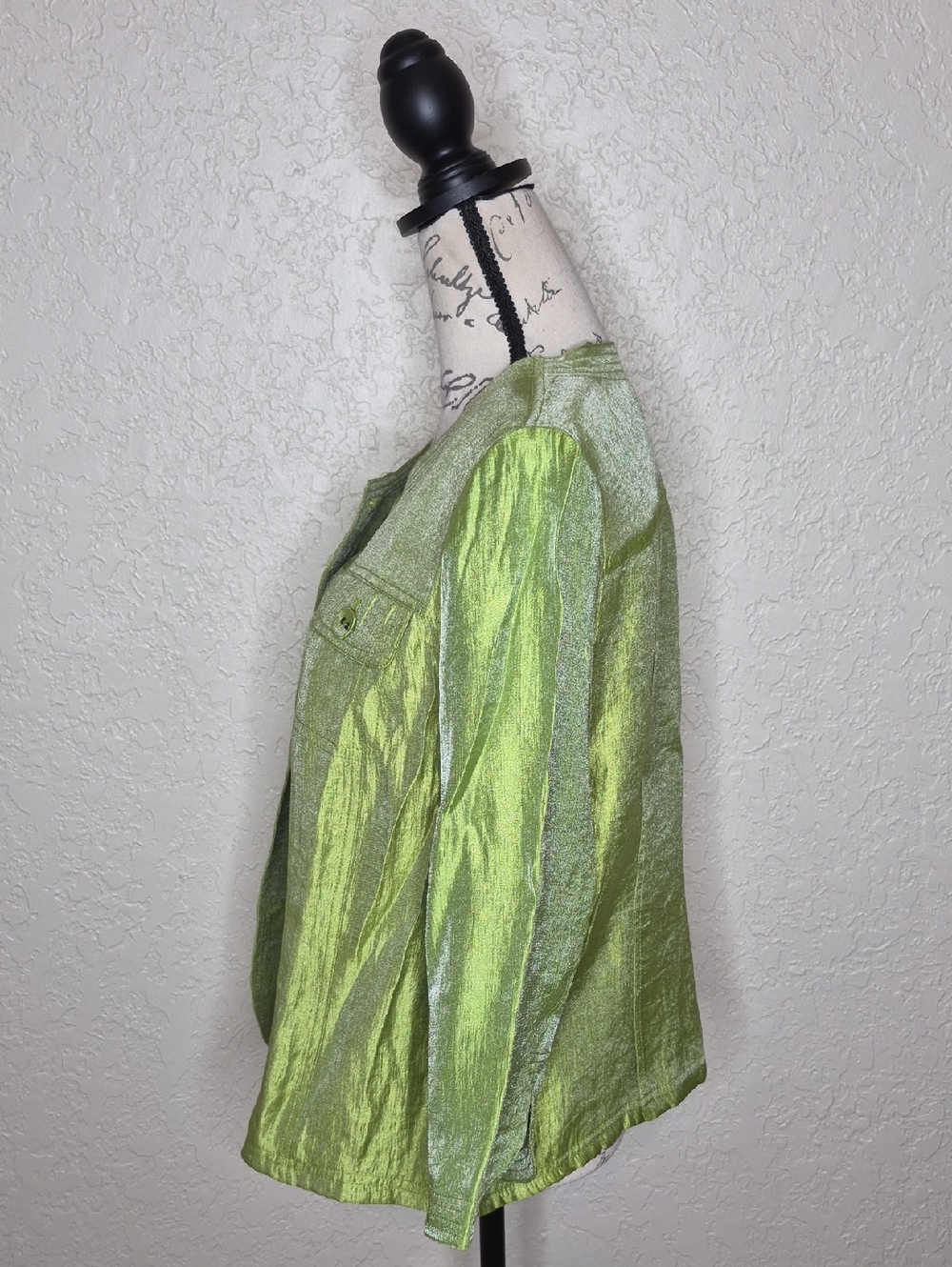 Ruby Rd Button Front Blazer Green - Picture 2 of 6